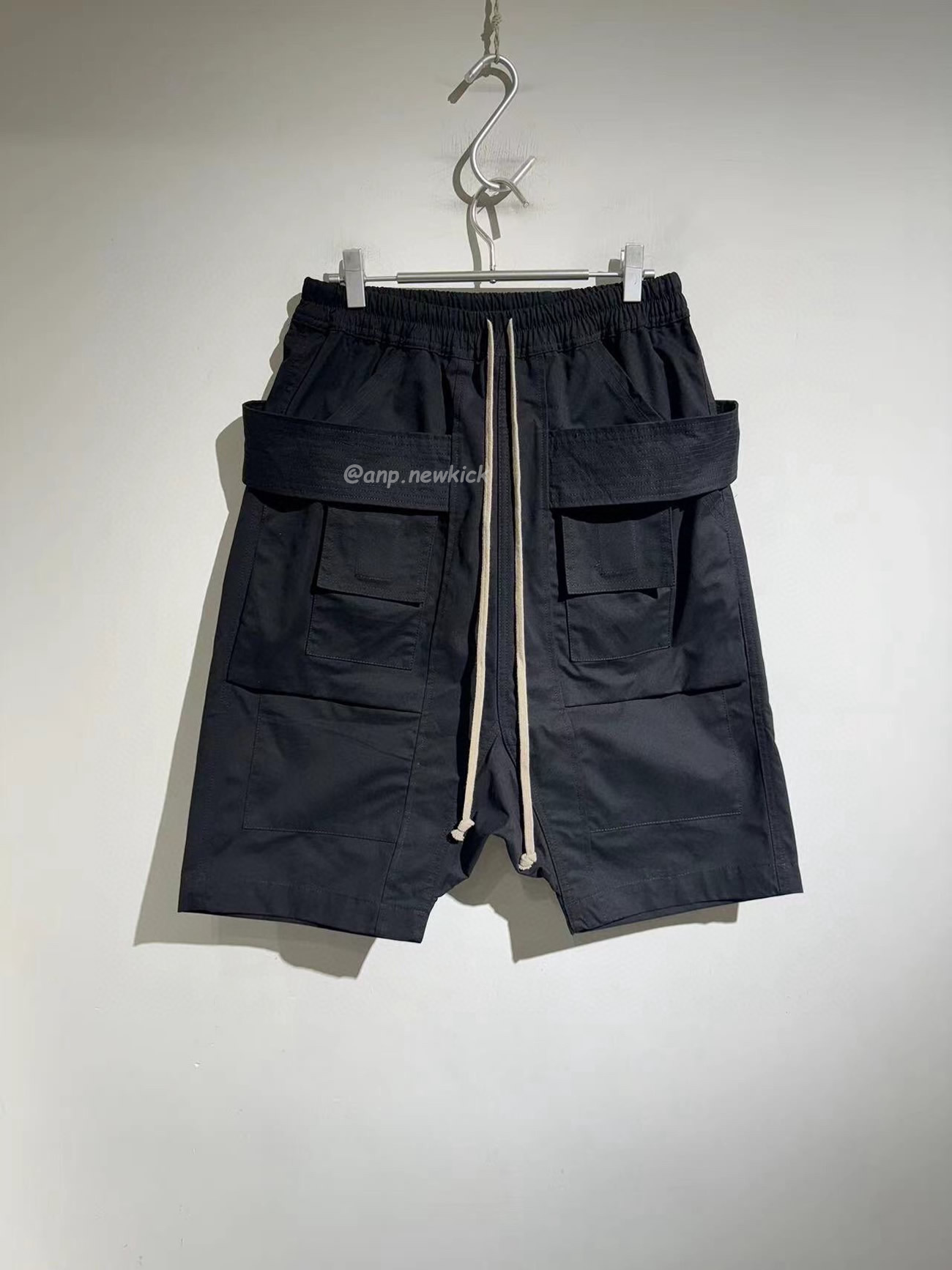 Rick Owens Drkshdw Creatch Cargo Cropped Drawstring Pants (4) - newkick.cc